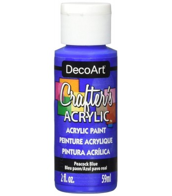 DecoArt Crafters Acrylic - Peacock Blue 2oz